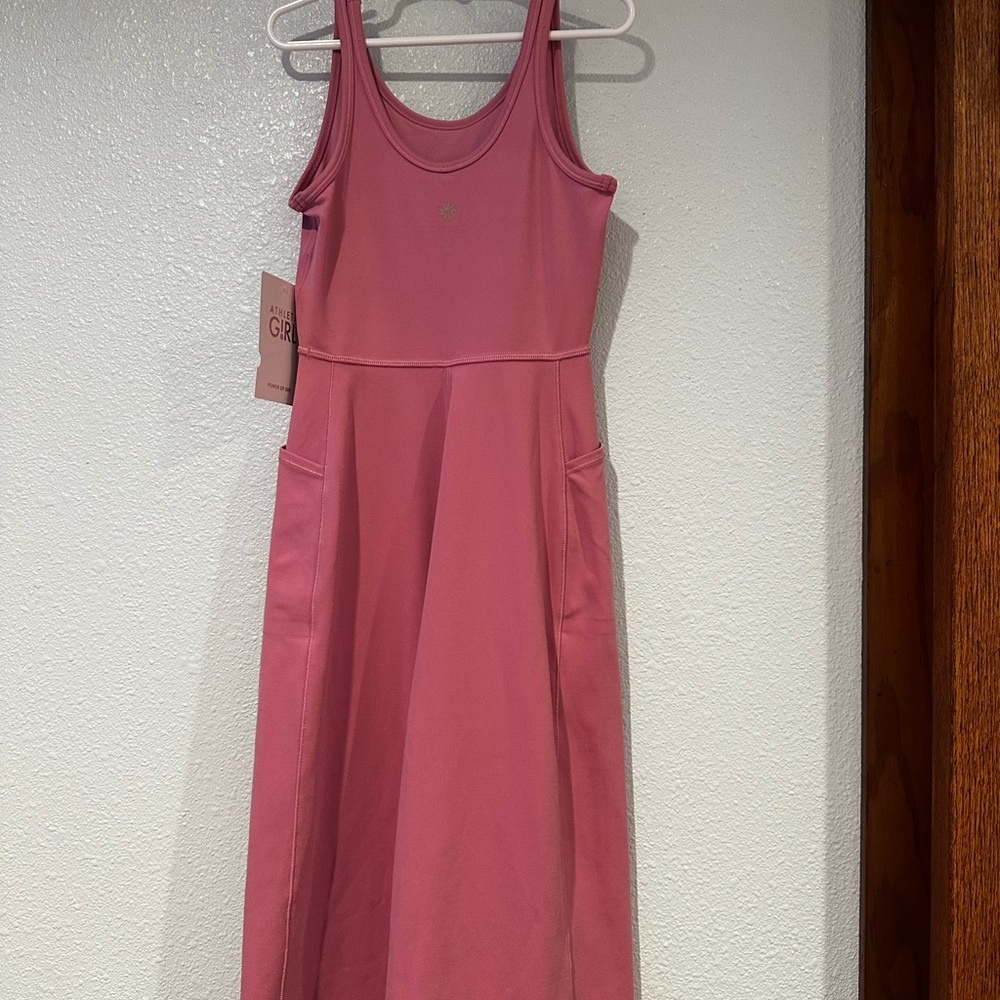 Athleta Girls Pink Sleeveless Jumpsuit Romper - Picture 4 of 6